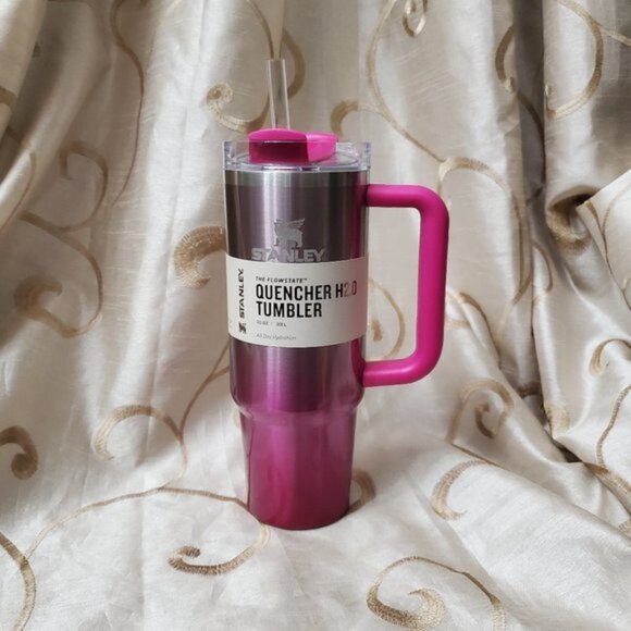 Stanley Other - NWT HTF STANLEY Quencher H2.0 Tumbler Hot Pink Ombre - Camelia Gradient 30 oz